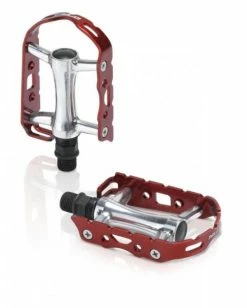 XLC MTB-Pedal Ultralight V PD-M15 Alu, Ohne Reflektor Rot