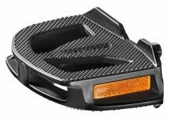 Ergotec Kunststoffpedal EP-1, 9/16", Mit Reflektoren