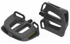Kunststoffpedal Ergotec EP-2 Schwarz, 9/16", Mit Reflektoren Pedal
