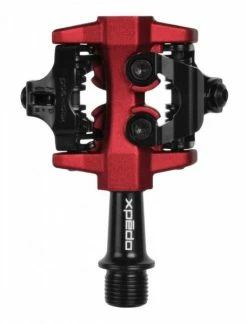 Xpedo Pedal Clipless CXR Schwarz/rot 9/16 Zoll XMF10AC