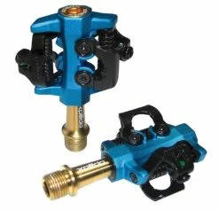 Xpedo Pedal Clipless CXR Pro Blau/gold 9/16 Zoll XMF10AT