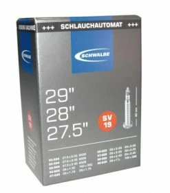 Schlauch Schwalbe SV19 In Folie 27.5/28/29x1.50-2.40 40/62-584/622/635 SV 40mm