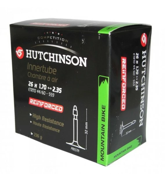 Schlauch Hutchinson Reinforced 26" 26x1.70-2.35" Franz.-Ventil 48 Mm 1 Schlauch Hutchinson Reinforced 26" 26x1.70-2.35" Franz.-Ventil 48 Mm