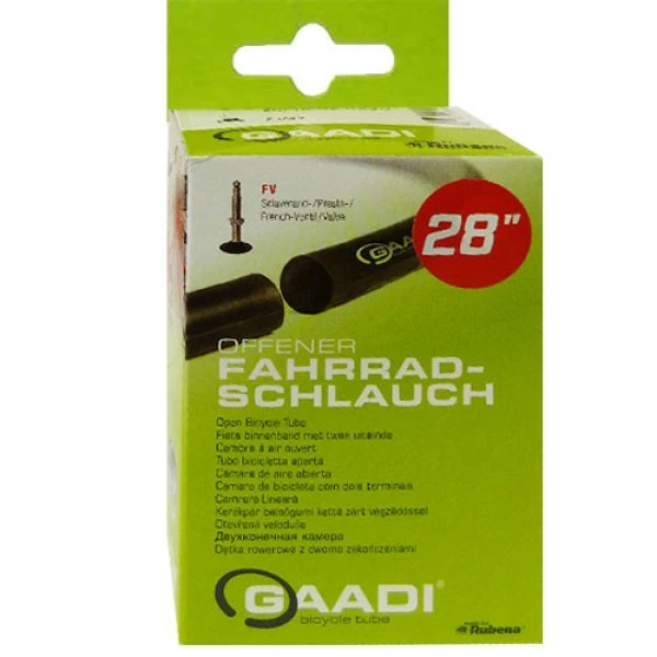 Schlauch GAADI Tubes 28" 32/37-622/635 Franz. Ventil 1 Schlauch GAADI Tubes 28" 32/37-622/635 Franz. Ventil
