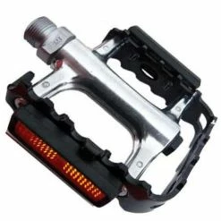 Pedale MTB Flach, Industrielager Alu-Alu, Messingschlager, 311720