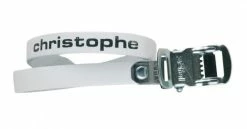 Pedalriemen Paar Zefal Christophe 516 Weiß, 370mm, Leder