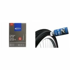 1x Schwalbe Schlauch SV19F Freeride (54/75-622) 27.5 -28 - 29 Zoll + 1x Montage Fluid (50 Ml)