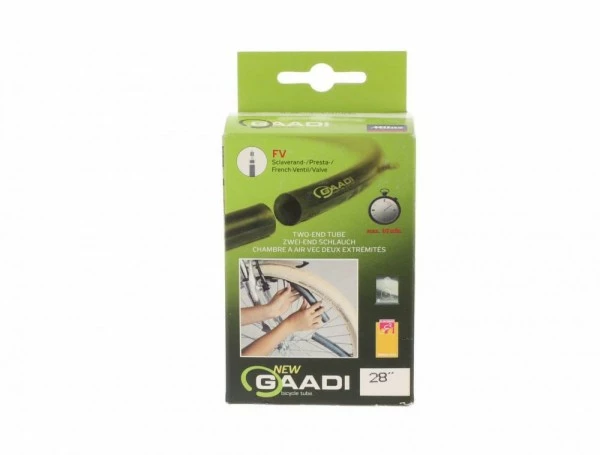 Schlauch GAADI 28" 28x1.50-1.75" 40/47-622/635 Franz. Ventil 47mm 1 Schlauch GAADI 28" 28x1.50-1.75" 40/47-622/635 Franz. Ventil 47mm