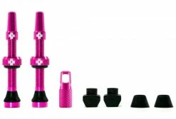 Muc-Off Muc Off, Tubelessventil, SV (44mm), Farbe Pink, Aluminium, Zur Umrüstung Von Standardfelgen Auf Tube