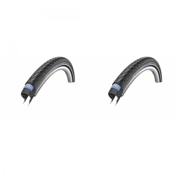 2x Reifen Schwalbe Marathon Plus HS440 28x1.00" 25-622 Sw-TwinSkin Reflex E-25 1 2x Reifen Schwalbe Marathon Plus HS440 28x1.00" 25-622 Sw-TwinSkin Reflex E-25