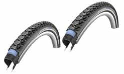 2 X Reifen Schwalbe Drahtreifen MARATHON PLUS TOUR 26x2.00" 50-559 E-25