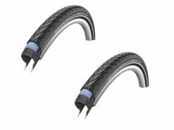 2 X Reifen Schwalbe Drahtreifen MARATHON PLUS 28x1.40" 37-622 Reflex E-50