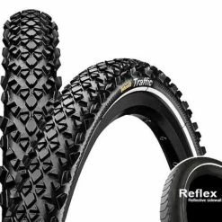 Reifen Continental Traffic 26x1.90" 50-559 Schwarz Reflex Draht
