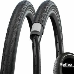 Reifen Schwalbe DeltaCruiser Plus 26x2.00" 50-559 Schwarz Reflex E-25 Draht