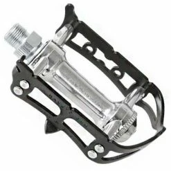 Messingschlager Pedale Road, Alu Schwarz, MKS "SYLVAN ROAD BLACK"