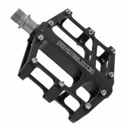 Plattform Pedal PB-525 Exustar, Schwarz, Industrielager CNC, Messingschlager, 311346