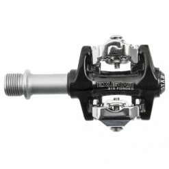 EXUSTAR, Pedale, MTB, E-PM215, Schwarz, SPD-kompatibel, CNC Gefräste CrMo-Achse, Aluminium-Käfig, Ca