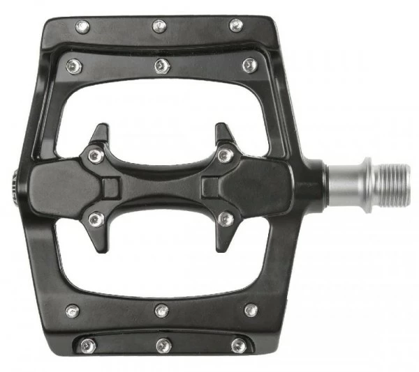 Exustar Pedal MTB + BMX E-PM-820-2 Alu-Körper Umrüstbar Auf Clipless Oder Half-Clipless Mit SPD Nach 1 Exustar Pedal MTB + BMX E-PM-820-2 Alu-Körper Umrüstbar Auf Clipless Oder Half-Clipless Mit SPD Nach