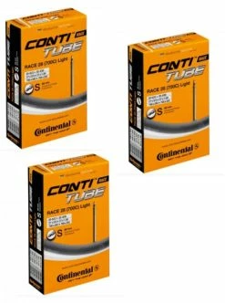 3 X Continental Schlauch Conti Race 28" 700x20/25C 18/25-622/630 SV 80mm