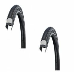 2 X Schwalbe Reifen Delta Cruiser Plus HS431 28x1.50 Zoll E25