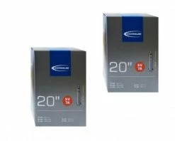 2 X Schwalbe Schlauch SV7A 20x1 1/8-1 3/8