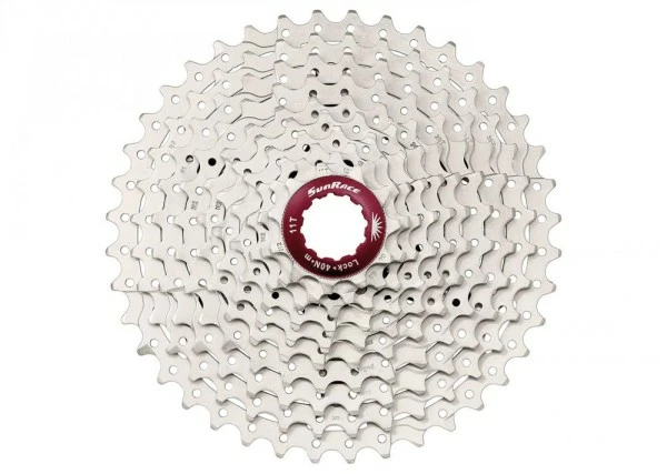 SunRace Kassette CSMX3 TAZ 10-fach Farbe Metallic Wide Ratio Fluid Drive Plus 11-46 Zähne 11-13-15-1 1 SunRace Kassette CSMX3 TAZ 10-fach Farbe Metallic Wide Ratio Fluid Drive Plus 11-46 Zähne 11-13-15-1