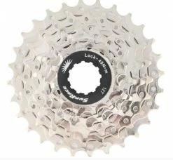 SUNRACE Zahnkranzkassette 7 FACH 12-28 Zähne NICKEL