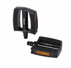 XLC City-/Comfort-Pedal PD-C21 Aluminium, Sandblock, Schwarz/schwarz