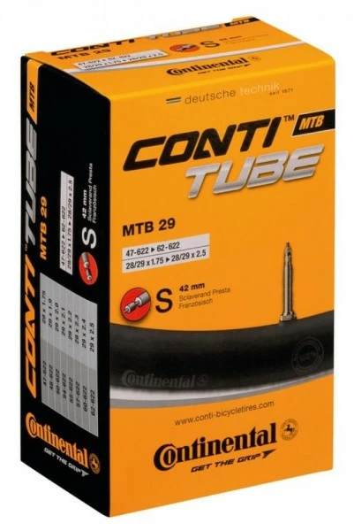 Schlauch Continental Conti MTB 28/29 28/29x1.75/2.50" 47/62-622 SV 42mm 1 Schlauch Continental Conti MTB 28/29 28/29x1.75/2.50" 47/62-622 SV 42mm