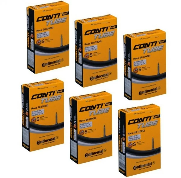 6 X Continental Conti Schlauch Race 28x0.75-1.00" 28" 700x20/25C 18/25-622/630 SV 42mm 1 6 X Continental Conti Schlauch Race 28x0.75-1.00" 28" 700x20/25C 18/25-622/630 SV 42mm