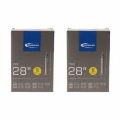 2 X Schwalbe Schlauch SV15 Extra Lang (18/28-622/630) - 28 Zoll