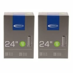 2 X Schwalbe Schlauch AV10 24x1.50-2.50" (40/62-507) 24 Zoll AV 40mm