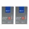 2 X Schwalbe Schlauch SV7 (40/62-406) - 20 Zoll