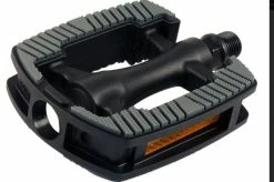 Marwi Pedale Trekking PP E-Bike Schwarz Mit Antirutsch Cr-Mo Achse