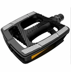 Pedale Trekking / City Kunststoff, Große Trittfläche Mit Auflage, Point, 26022701