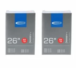 2 X Schwalbe Schlauch SV13 (40/62-559) 26x1.50-2.40" SV 40mm Fahrradschlauch Sclaverand