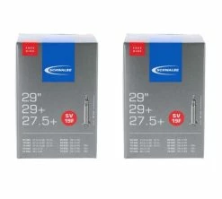 2 X Schwalbe Schlauch SV19F Freeride 27.5+ Zoll - 29 Zoll (54/75-622) (65/75-584) Sclaverand