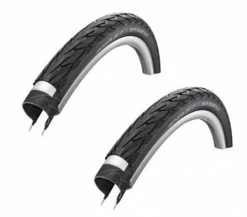 2 X Reifen Schwalbe Delta Cruiser Plus HS431 28x1.50"40-622 Sw-TwinSk Refl.Act.PG SBC E-25