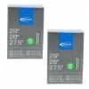 2 X Schwalbe Schlauch AV19 27,5/28/29 X1.50-2.40" (40/62-584/635) - Zoll AV 40mm