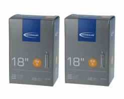 2 X Schwalbe Schlauch DV5 (28/47-355/406) - 18 Zoll