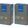 2 X Schwalbe Schlauch DV17 28x1.10-1.75" (28/47-622/635) - 28 Zoll DV 40mm