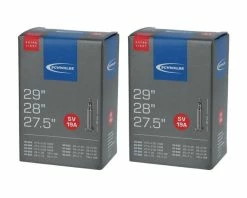 2 X Schwalbe Schlauch SV19A Extra Leicht (40/62-584/635) - 27,5-29 Zoll