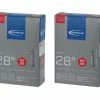 2 X Schwalbe Schlauch SV20 Extra Leicht (18/25-622/630) - 28 Zoll