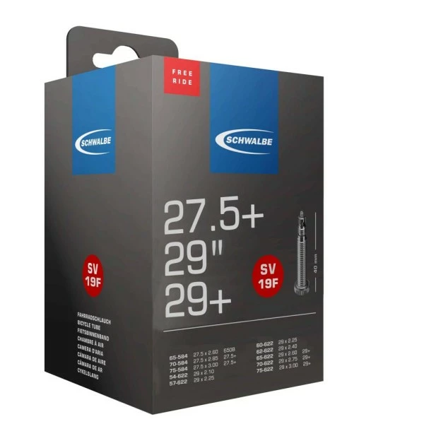 Schwalbe Schlauch SV19F Freeride (54/75-622) - 29 Zoll (65/75-584) 27.5+ Zoll 1 Schwalbe Schlauch SV19F Freeride (54/75-622) - 29 Zoll (65/75-584) 27.5+ Zoll