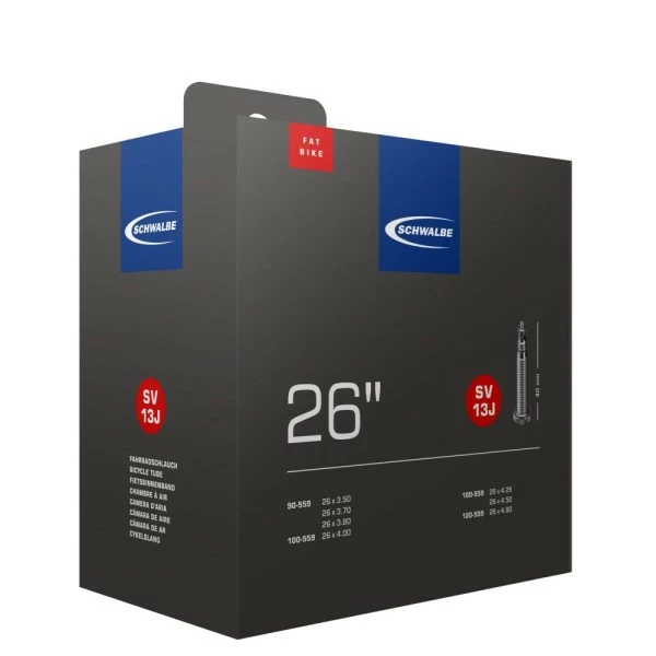 Schwalbe Schlauch MTB SV13J, Für FAT BIKE 26Zoll Mit Franz.V 1 Schwalbe Schlauch MTB SV13J, Für FAT BIKE 26Zoll Mit Franz.V